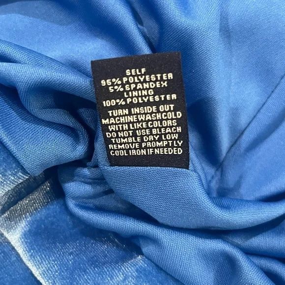 ‼️ New York & Company Long Sleeve Single Button Velvet Blazer “Blue Destiny” - L - Picture 4 of 5